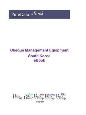 cover image of Cheque Management Equipment in South Korea